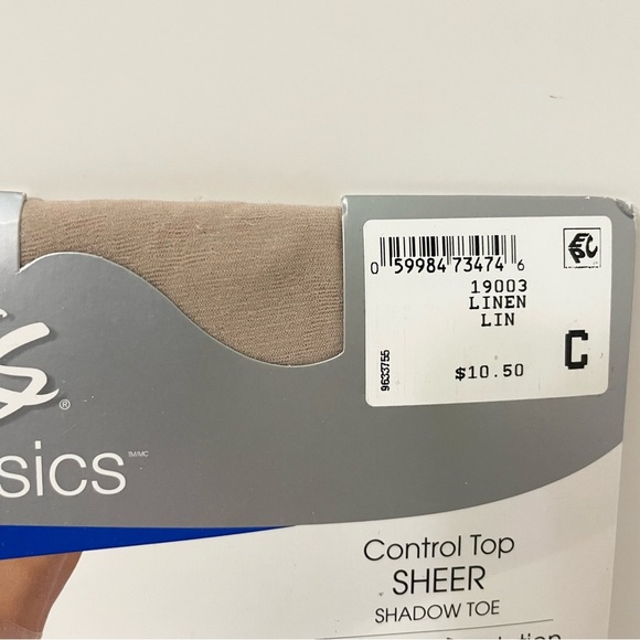 Silk Classic Control Top Sheer Pantyhose Shadow Toe Lot of 3 - Picture 5 of 12